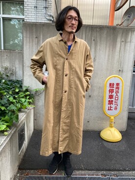 「はじめましてコーデ」｜「アイテム（ジャケット/アウター）」を使った、だんちょーさん（メンズ・175cm）の春コーディネート