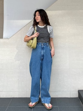 榎本さん（レディース・156cm）の夏コーディネート