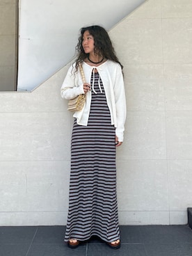 「アイテム（水着/着物・浴衣）」を使った、榎本さん（レディース・156cm）の夏コーディネート