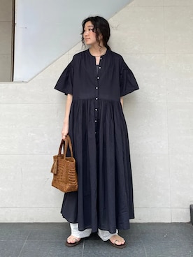 榎本さん(レディース・156cm)の夏コーディネート