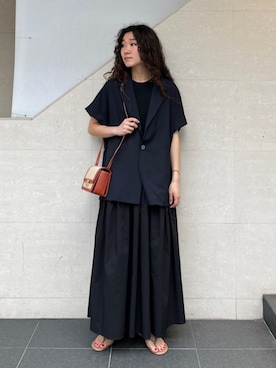 榎本さん(レディース・156cm)の夏コーディネート