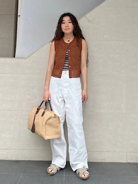 榎本さん（レディース・156cm）の夏コーディネート