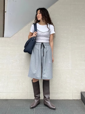 榎本さん（レディース・156cm）の夏コーディネート