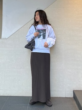 榎本さん(レディース・156cm)の冬コーディネート