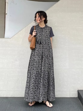 榎本さん(レディース・156cm)の夏コーディネート