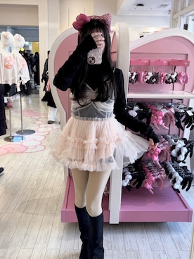 「NICE CLAUP（ナイスクラップ）のアイテム」を使った、MANAMIさん（骨格ウェーブ・レディース・153cm）の夏コーディネート