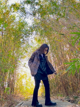 umiさん（レディース・161cm）の冬コーディネート