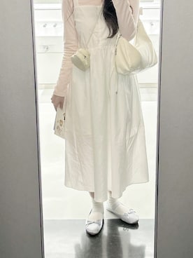 「SINOON（シヌーン）のアイテム」を使った、ひさん（レディース・161cm）の冬コーディネート