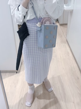 「merry jenny（メリージェニー）のアイテム（スウェット）」を使った、ひさん（レディース・161cm）の夏コーディネート