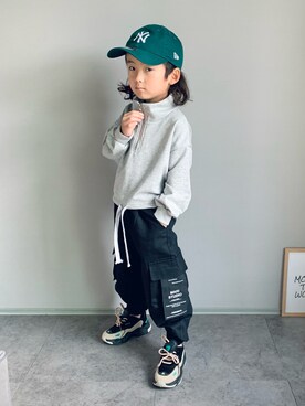 「アイテム（福袋/福箱、オレンジ系）」を使った、oh-chanさん（キッズ・110cm）の春コーディネート