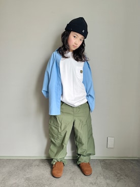 「アイテム（パンツ）」を使った、oh-chanさん（キッズ・135cm）の春コーディネート