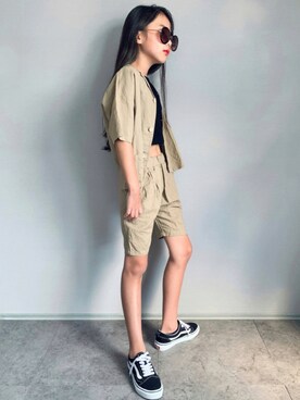 「アイテム（セットアップ）」を使った、oh-chanさん（キッズ・110cm）の秋コーディネート
