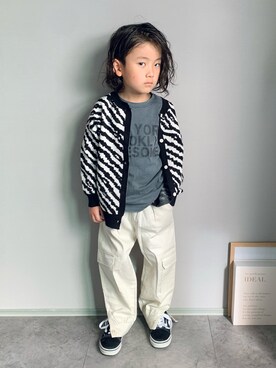「アイテム（福袋/福箱、イエロー系）」を使った、oh-chanさん（キッズ・110cm）の春コーディネート