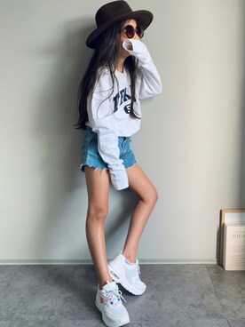 「アイテム（ハット）」を使った、oh-chanさん（キッズ・110cm）の秋コーディネート