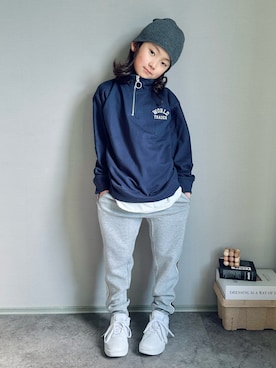 「ZI-ON（ジーオン）のアイテム」を使った、oh-chanさん（キッズ・123cm）の秋コーディネート