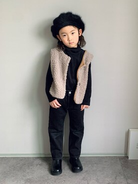 「アイテム（ブーツ）」を使った、oh-chanさん（キッズ・110cm）の春コーディネート