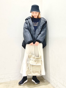 アヤ.さん（レディース・163cm）の冬コーディネート