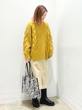 アヤ.さん(レディース・163cm)の冬コーディネート