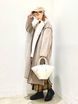 アヤ.さん(レディース・163cm)の冬コーディネート