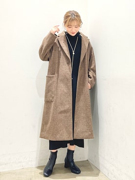 アヤ.さん（レディース・163cm）の冬コーディネート