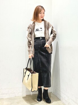 アヤ.さん（レディース・163cm）の冬コーディネート