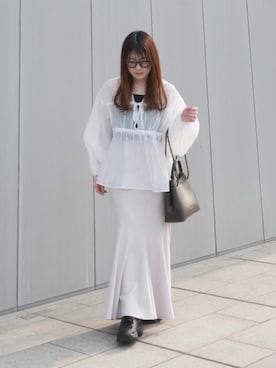 「classicalelf（クラシカルエルフ）のアイテム（トップス）」を使った、eriさん（レディース・150cm）の春コーディネート