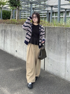 「RANAN（ラナン）のアイテム」を使った、eriさん（レディース・150cm）の秋コーディネート