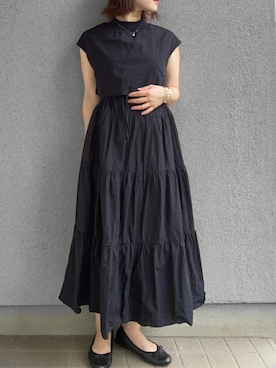 「綺麗めコーデ」｜「アイテム（バレエシューズ）」を使った、ぱ。さん（レディース・150cm）の秋コーディネート