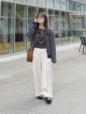 「レザー」｜eriさん（レディース・150cm）の春コーディネート