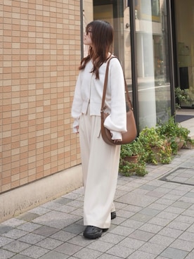 「PUMA（プーマ）のアイテム」を使った、ぱ。さん（レディース・150cm）の春コーディネート