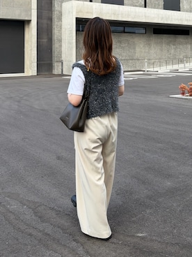 「CHARLES & KEITH（チャールズ & キース）のアイテム（ショルダーバッグ）」を使った、eriさん（レディース・150cm）の夏コーディネート