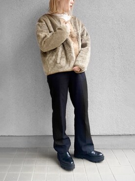 「URBAN RESEARCH Sonny Label（アーバンリサーチサニーレーベル）のアイテム（ブルゾン）」を使った、ぱ。さん（レディース・150cm）の冬コーディネート