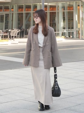 「RAY CASSIN（レイカズン）のアイテム」を使った、eriさん（レディース・150cm）の春コーディネート