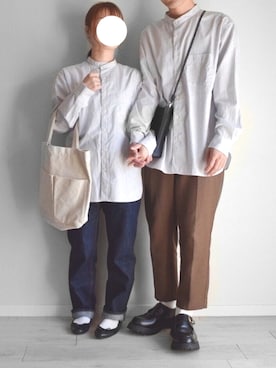「GUコーデ」｜「アイテム（バレエシューズ）」を使った、ぱ。さん（レディース・150cm）の秋コーディネート