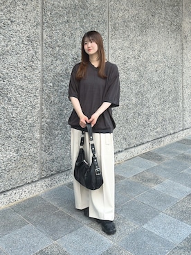 「CIYOT（シヨウト）のアイテム」を使った、eriさん（レディース・150cm）の春コーディネート
