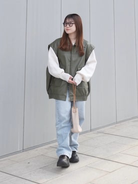 eriさん（レディース・150cm）の春コーディネート