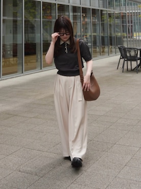 「RANAN（ラナン）のアイテム」を使った、eriさん（レディース・150cm）の春コーディネート