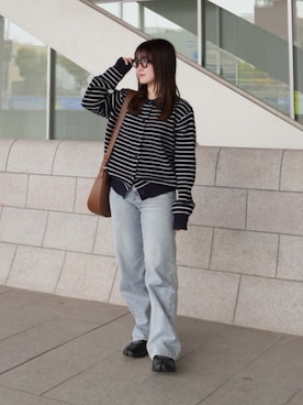 「ABYS（アビス）のアイテム」を使った、eriさん（レディース・150cm）の春コーディネート