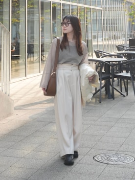 「DISCOAT（ディスコート）のアイテム」を使った、eriさん（レディース・150cm）の春コーディネート