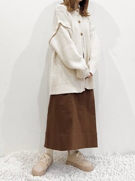 •ᴥ•  m i mさん（レディース・156cm）の秋コーディネート