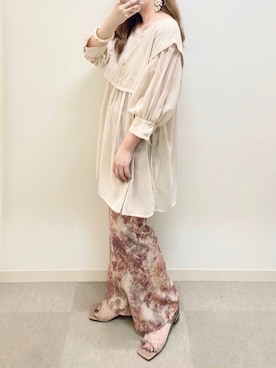 •ᴥ•  m i mさん（レディース・156cm）の夏コーディネート