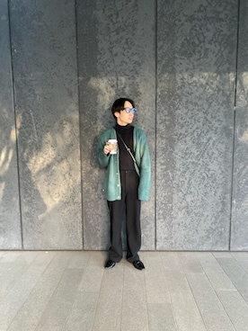 「SANSeLF（サンセルフ）のアイテム」を使った、ゆうきさん（メンズ・170cm）の秋コーディネート