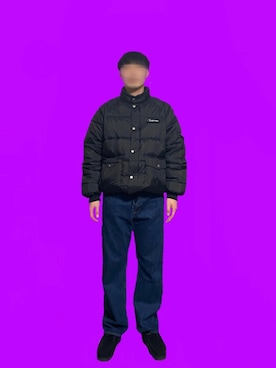 「アイテム（モカシン/デッキシューズ）」を使った、ライマンさん（メンズ・176cm）の冬コーディネート