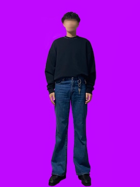 「Acne Studios（アクネストゥディオズ）のアイテム（スウェット）」を使った、ライマンさん（メンズ・176cm）の秋コーディネート