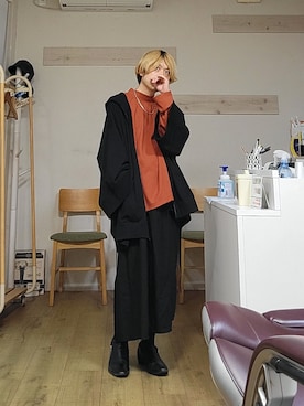 「Lui's（ルイス）のアイテム（その他シューズ）」を使った、marcoさん（メンズ・161cm）の秋コーディネート