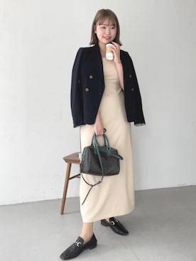 「CLEIO（クレイオ）のアイテム（ワンピース/ドレス）」を使った、rkkさん（レディース・161cm）の春コーディネート