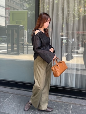 「CLEIO（クレイオ）のアイテム」を使った、rkkさん（レディース・162cm）の秋コーディネート