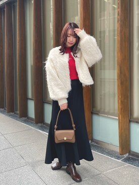 rkkさん（レディース・161cm）の冬コーディネート