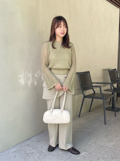 スカートドッキングパンツ クレイオ CLEIO】スカートドッキングパンツ（その他パンツ）｜CLEIO