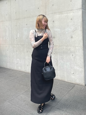 「CLEIO（クレイオ）のアイテム（ワンピース/ドレス）」を使った、rkkさん（レディース・161cm）の春コーディネート